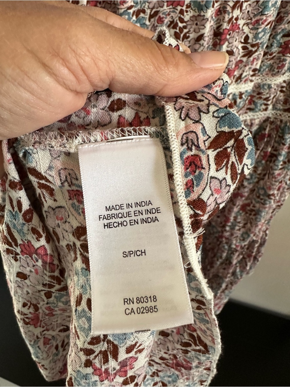 đ Lucky Brand Floral V-Neck dress - Picture 7 of 10